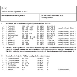 Bausatz Halbzeuge und Normteile