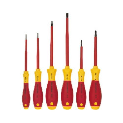 WIHA Satz Schraubendreher Kreutz/Schlitz VDE M2,3,4,5