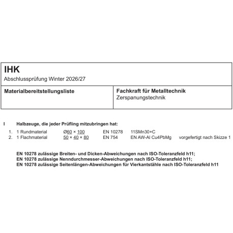 Halbzeuge