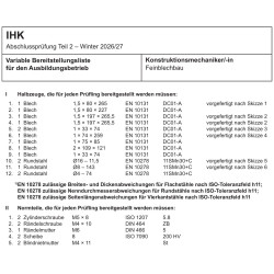 Halbzeuge, Normteile