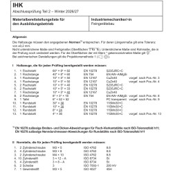 Halbzeuge und Normteile
